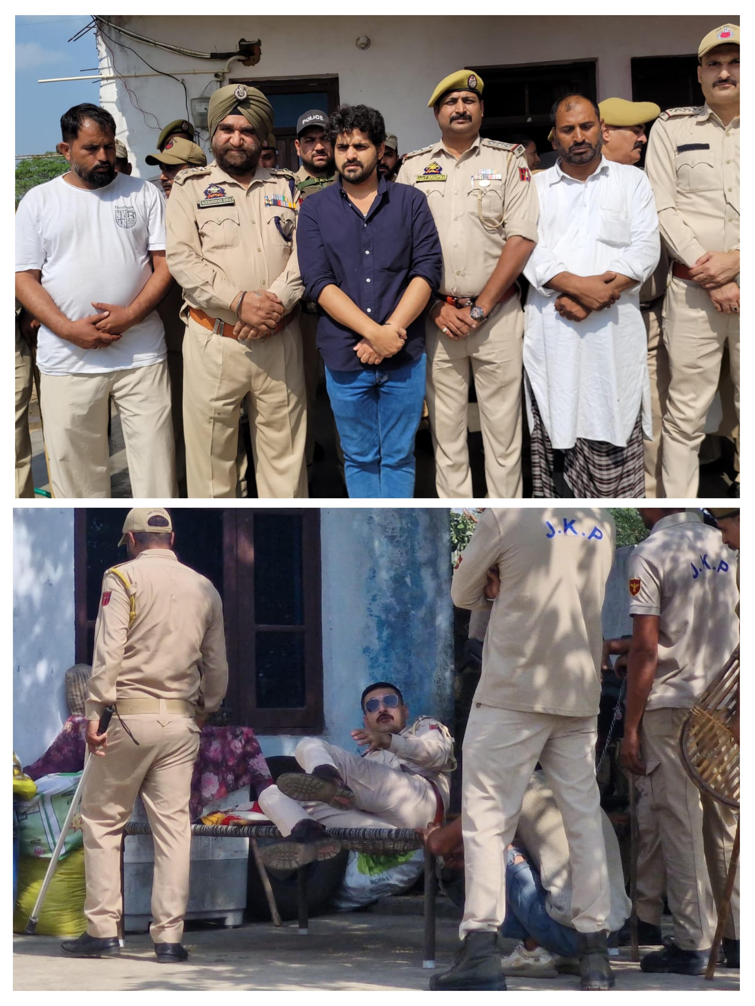 GRP conducts search operation in Kathua, recovers heroin, iron shells and tokka GRP conducts search operation in Kathua, recovers heroin, iron shells and tokka