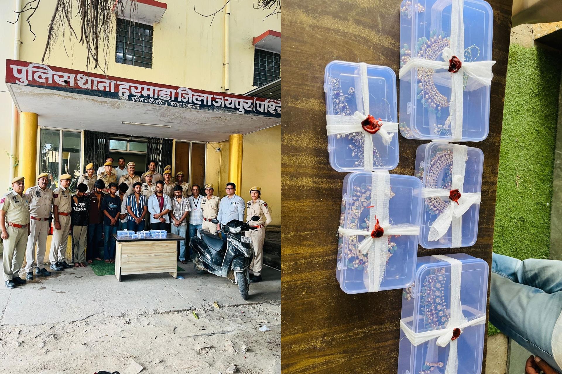 पैंतीस लाख रुपये के जेवरात लूटने वाले सात बदमाश आए पुलिस गिरफ्त में पैंतीस लाख रुपये के जेवरात लूटने वाले सात बदमाश आए पुलिस गिरफ्त में