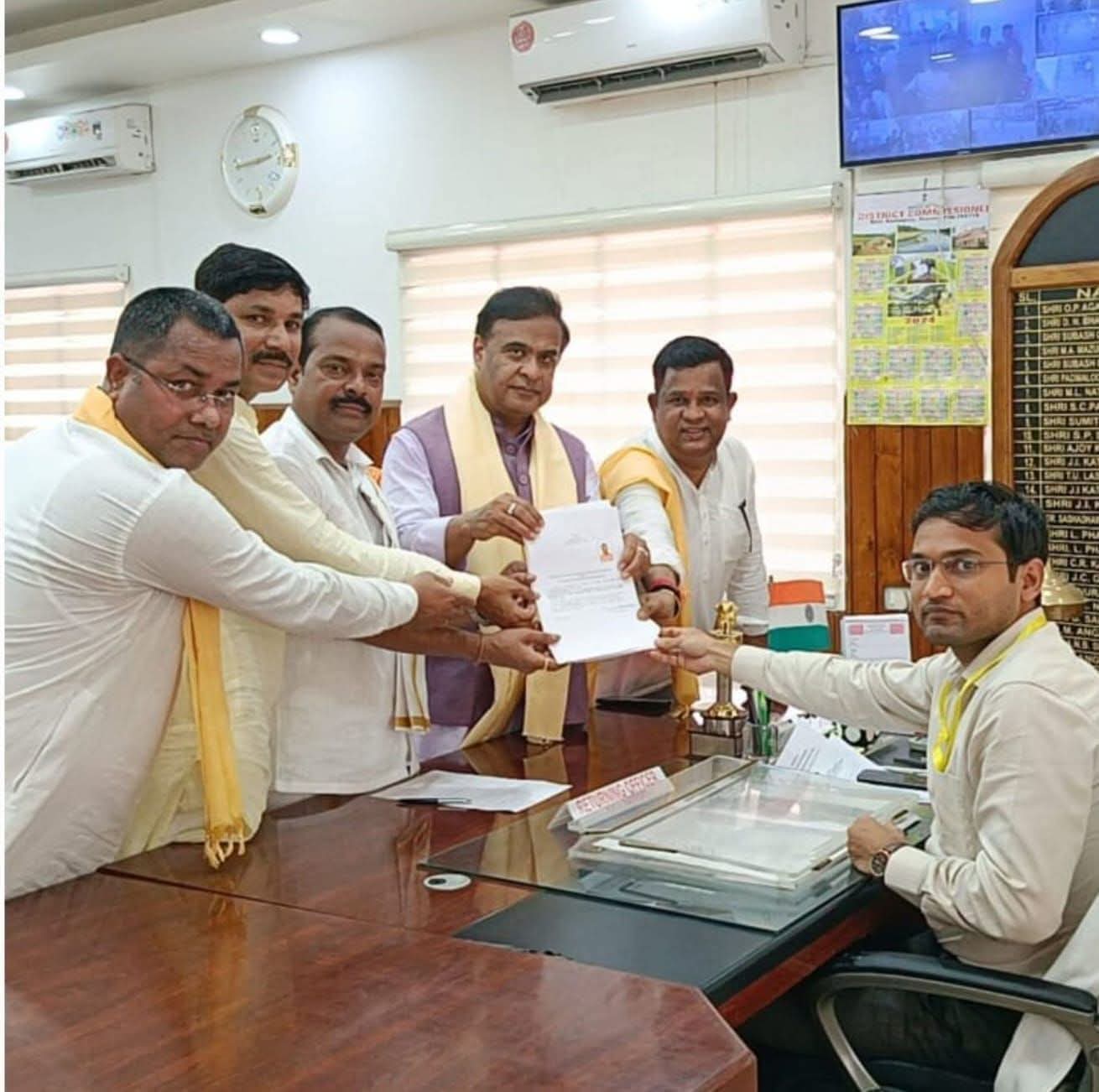 मुख्यमंत्री डॉ हिमंत बिस्व सरमा द्वारा साझा तस्वीर। मुख्यमंत्री डॉ हिमंत बिस्व सरमा द्वारा साझा तस्वीर।