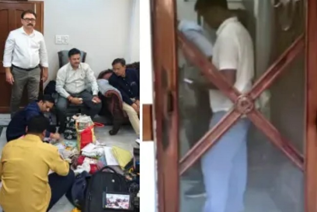 सेवानिवृत्त आबकारी अधिकारी के ठिकानों पर छापा सेवानिवृत्त आबकारी अधिकारी के ठिकानों पर छापा