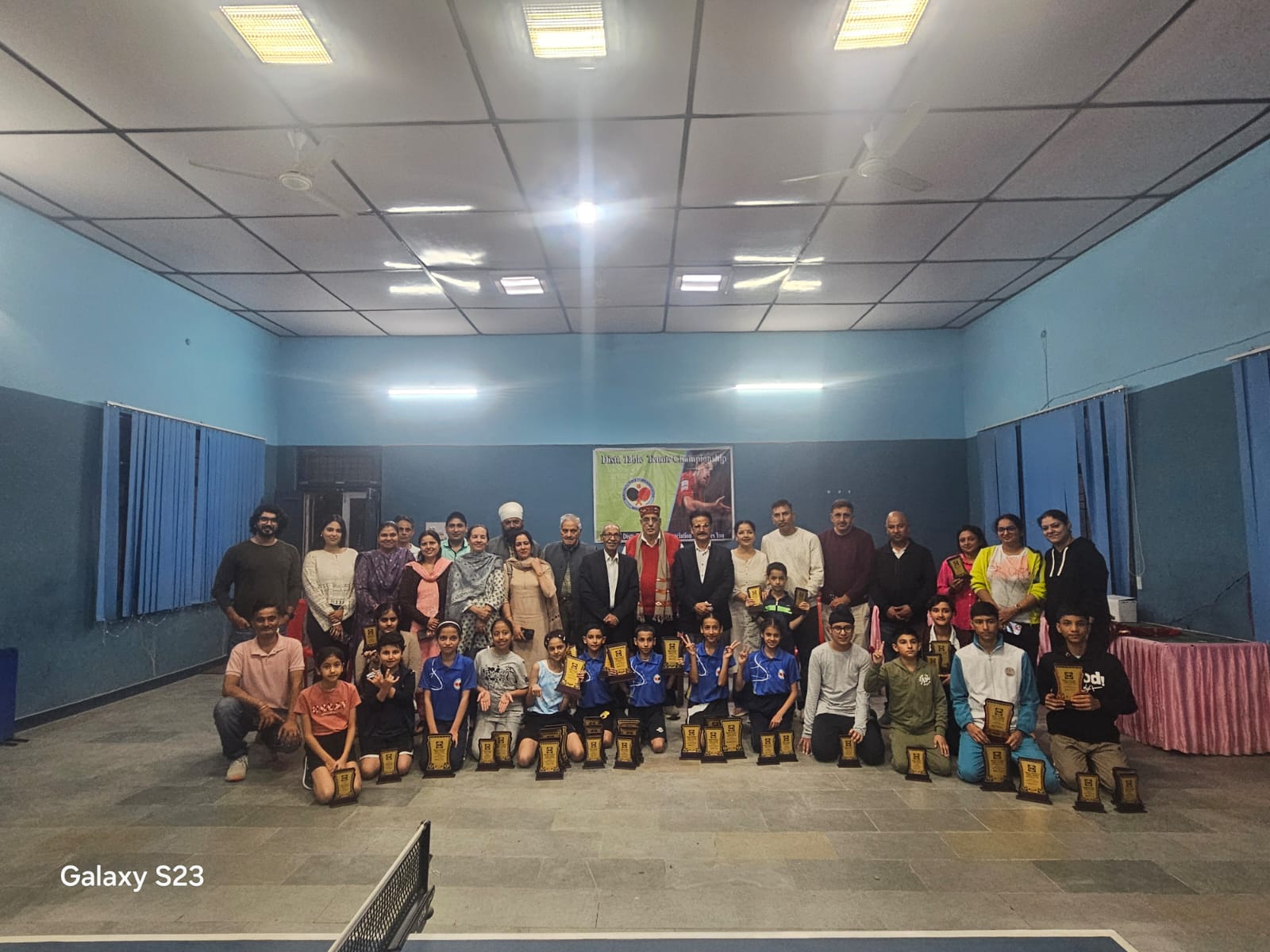 जिला स्तरीय प्रतियोगिता के प्रतिभागी।