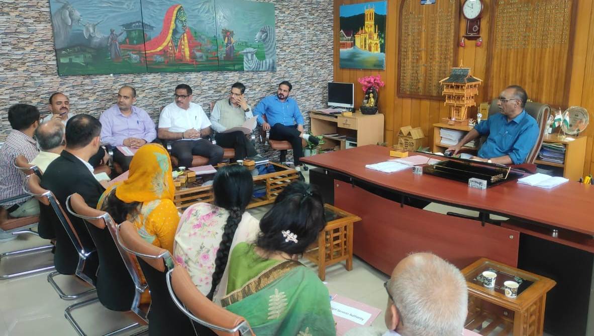 जिला स्तरीय टास्क फोर्स की बैठक में उपायुक्त अमरजीत सिंह ने दिए निर्देश जिला स्तरीय टास्क फोर्स की बैठक में उपायुक्त अमरजीत सिंह ने दिए निर्देश