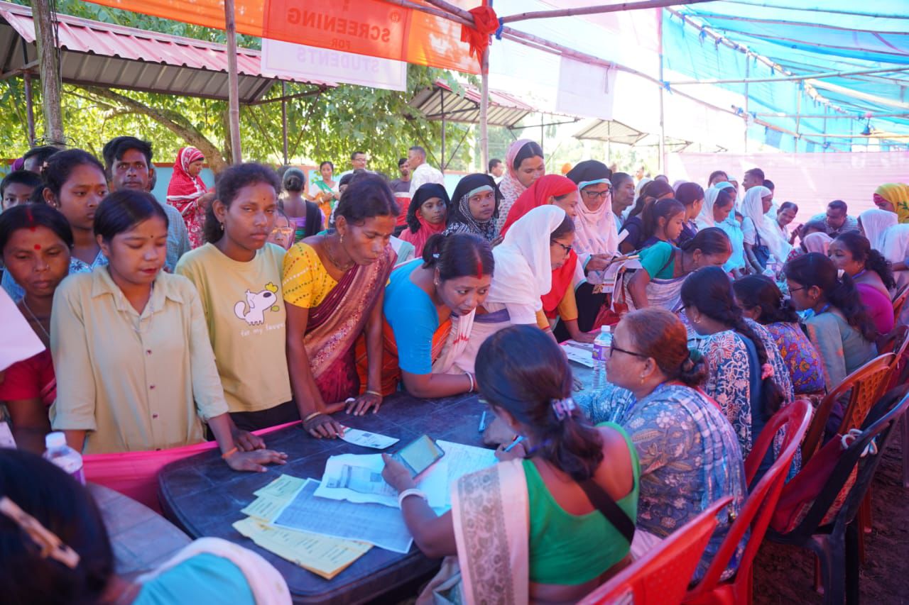 ईएम मून मून ब्रह्मा ने किया कैम्प का उद्घाटन। ईएम मून मून ब्रह्मा ने किया कैम्प का उद्घाटन।