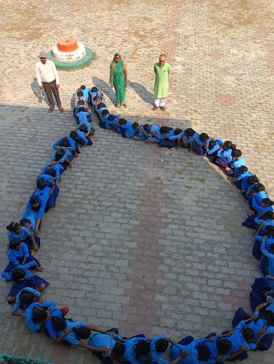 Araria Photo: Deep's Human Chain Araria Photo: Deep's Human Chain