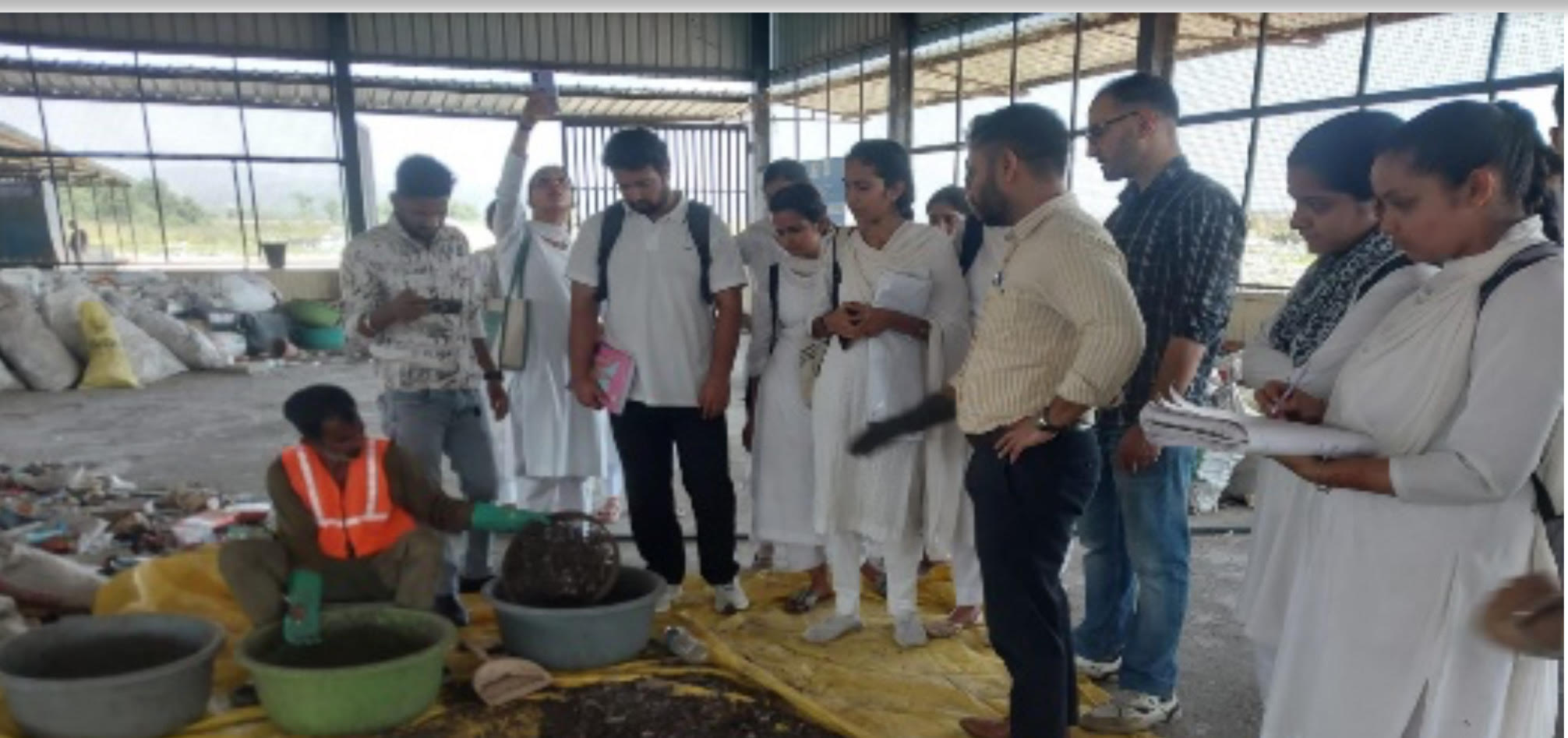 Educational tour organised for students of GDC Kathua, information given on material retrieval facility Educational tour organised for students of GDC Kathua, information given on material retrieval facility