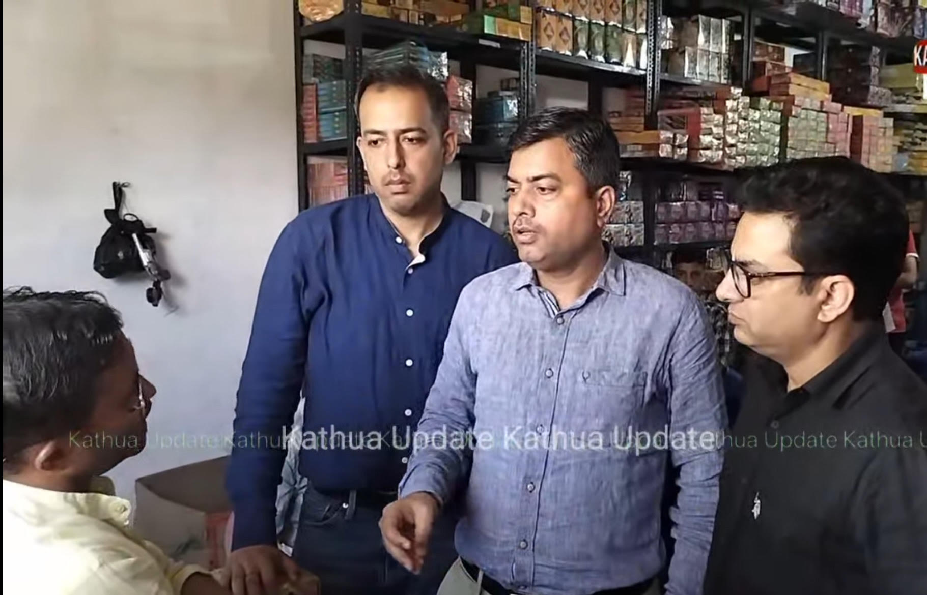 Kathua administration tightens its grip ahead of Diwali, inspects firecracker warehouses near Kharot More Kathua administration tightens its grip ahead of Diwali, inspects firecracker warehouses near Kharot More
