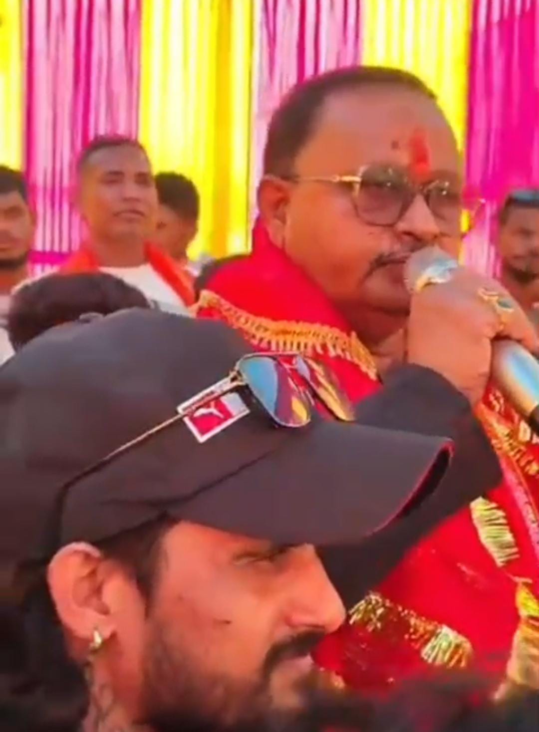 Gopal Mandal addressing Gopal Mandal addressing