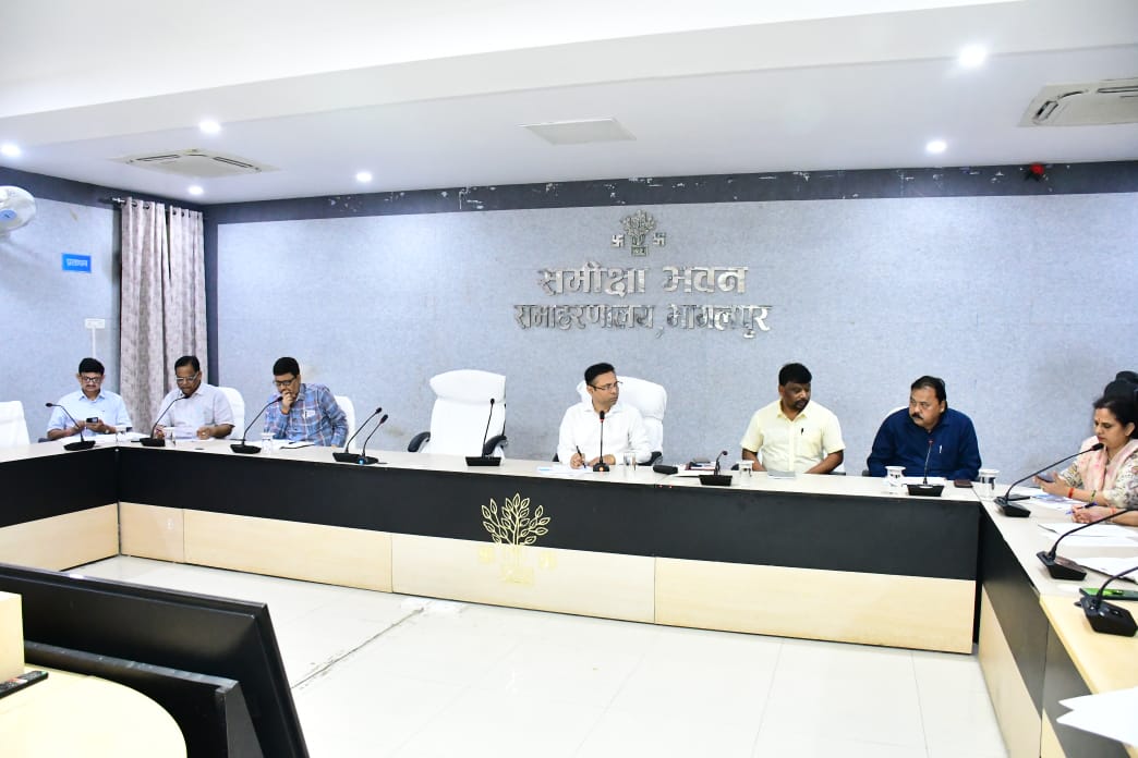 District Magistrate holding meeting