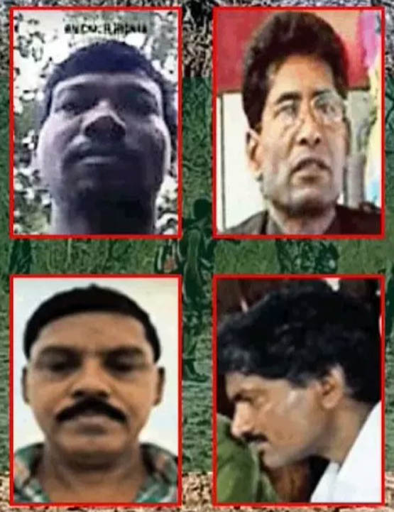 माड़वी हिड़मा , गणपति, चंद्रन्ना, देवजी की फाईल फाेटाे माड़वी हिड़मा , गणपति, चंद्रन्ना, देवजी की फाईल फाेटाे