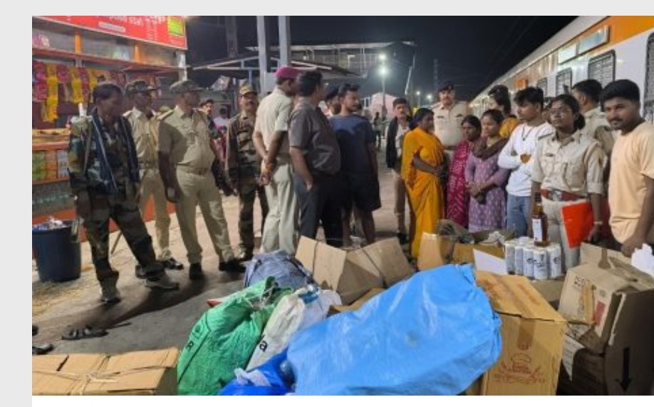 Liquor recovered in police custody Liquor recovered in police custody