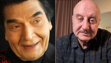 असरानी, अनुपम खेर - फोटो सोर्स इंस्टाग्राम