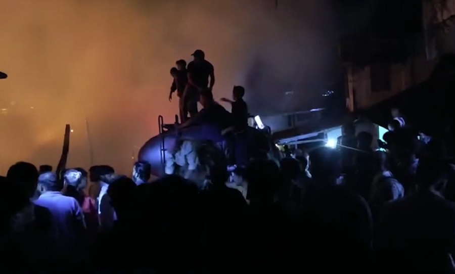 Arunachal- Over 20 shops gutted in fire at Khonsa Arunachal- Over 20 shops gutted in fire at Khonsa