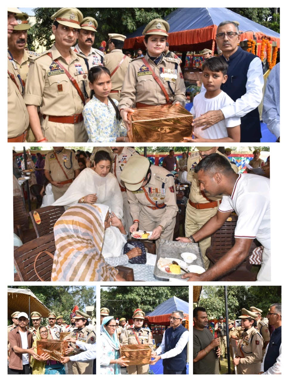 On National Police Memorial Day, the martyred soldiers were remembered by paying floral tributes On National Police Memorial Day, the martyred soldiers were remembered by paying floral tributes