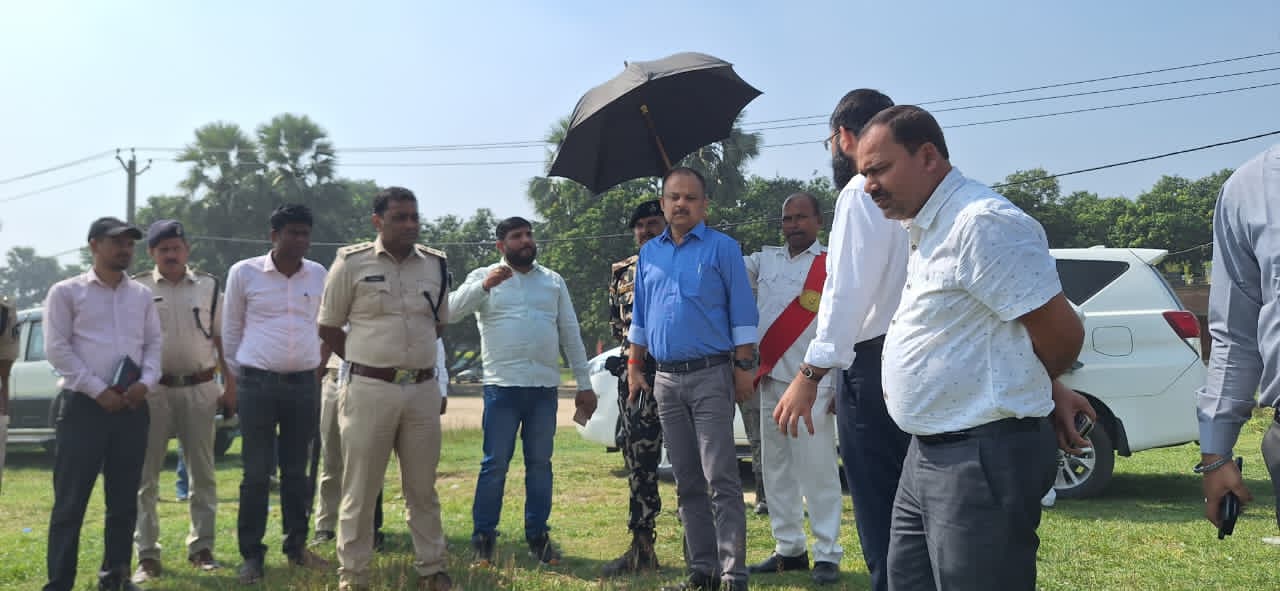 छठ घाट निरीक्षण छठ घाट निरीक्षण