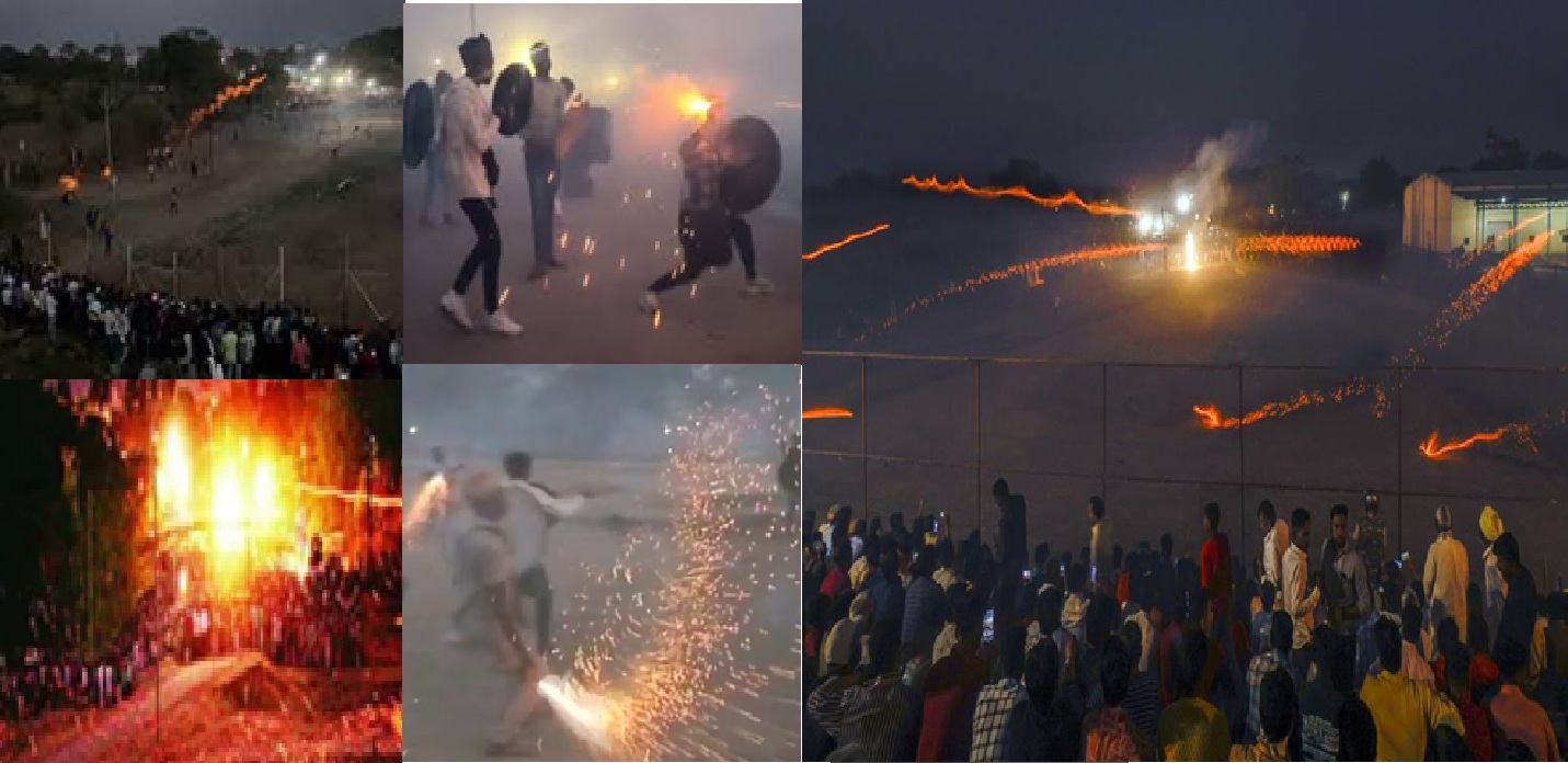 मप्र में गौतमपुरा का हिंगोट युद्ध मप्र में गौतमपुरा का हिंगोट युद्ध