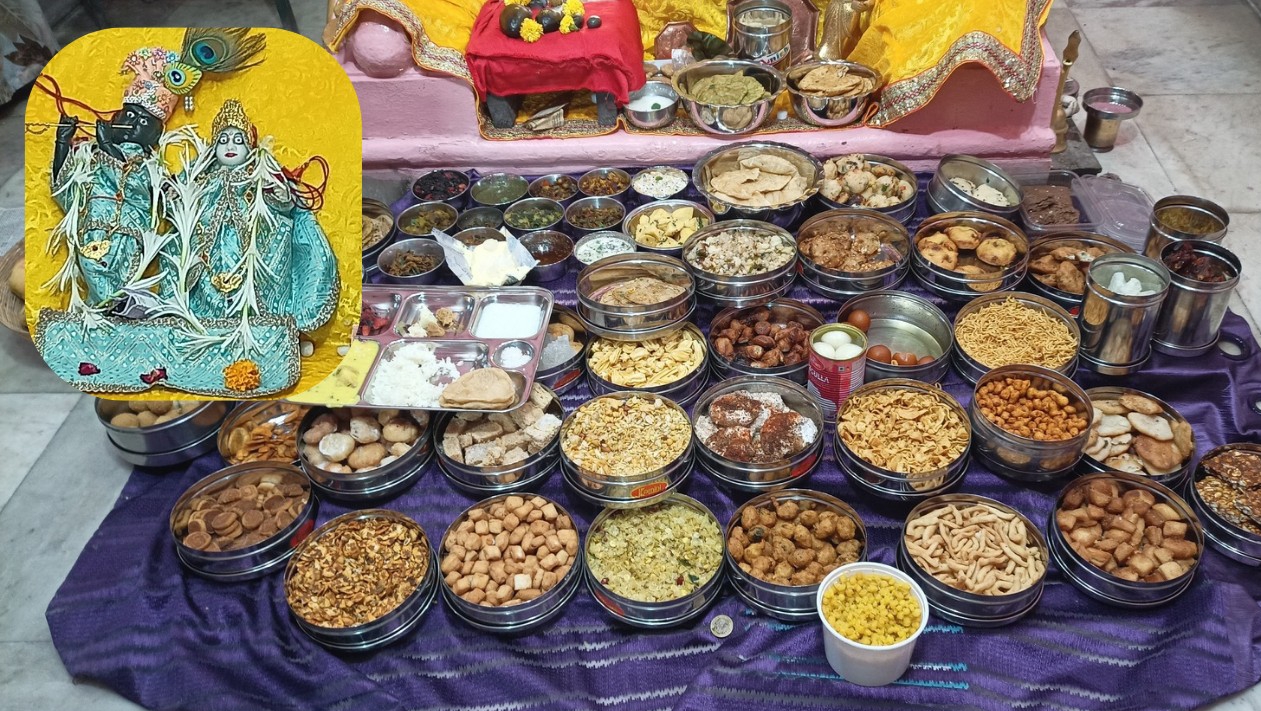 इस अंदाज में मनाया गया अन्नकूट