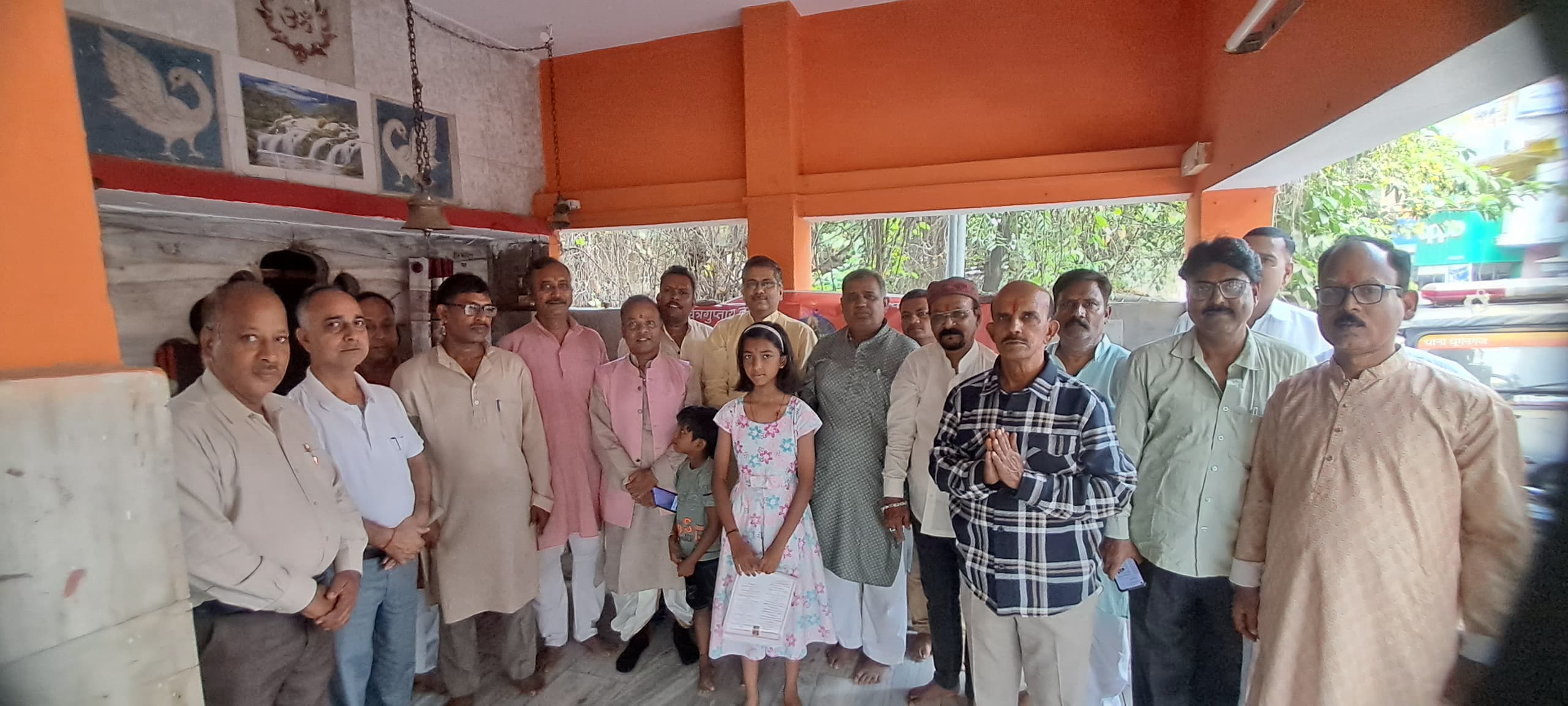 भगवान चित्रगुप्त  के पूजन कार्यक्रम का छाया चित्र भगवान चित्रगुप्त  के पूजन कार्यक्रम का छाया चित्र