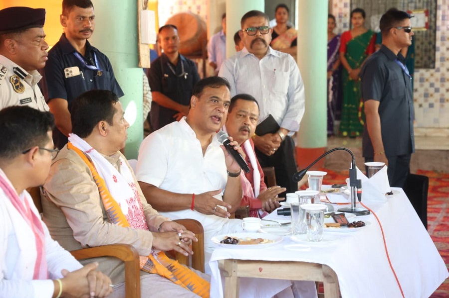 मुख्यमंत्री डॉ हिमंत बिस्व सरमा द्वारा साझा तस्वीर। मुख्यमंत्री डॉ हिमंत बिस्व सरमा द्वारा साझा तस्वीर।