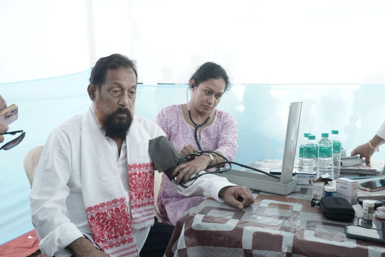 कामरूप महानगर में तीसरे विधानसभा क्षेत्र आधारित विशाल स्वास्थ्य शिविर का सफल समापन कामरूप महानगर में तीसरे विधानसभा क्षेत्र आधारित विशाल स्वास्थ्य शिविर का सफल समापन