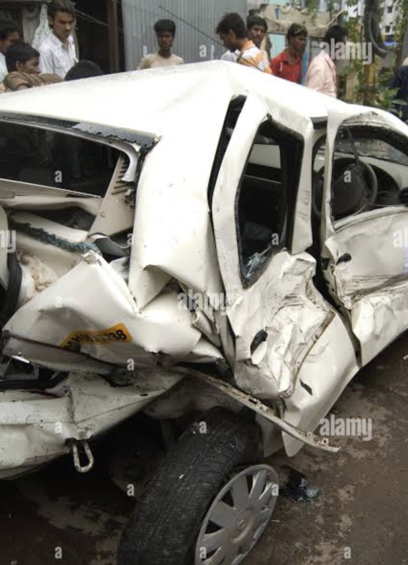 कार की टक्कर से बाइक सवार की मौत कार की टक्कर से बाइक सवार की मौत