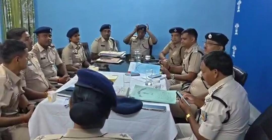 Police officers attending the meeting Police officers attending the meeting