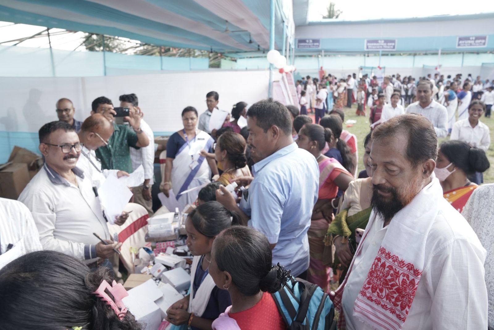 कामरूप महानगर में तीसरे विधानसभा क्षेत्र आधारित विशाल स्वास्थ्य शिविर का सफल समापन कामरूप महानगर में तीसरे विधानसभा क्षेत्र आधारित विशाल स्वास्थ्य शिविर का सफल समापन