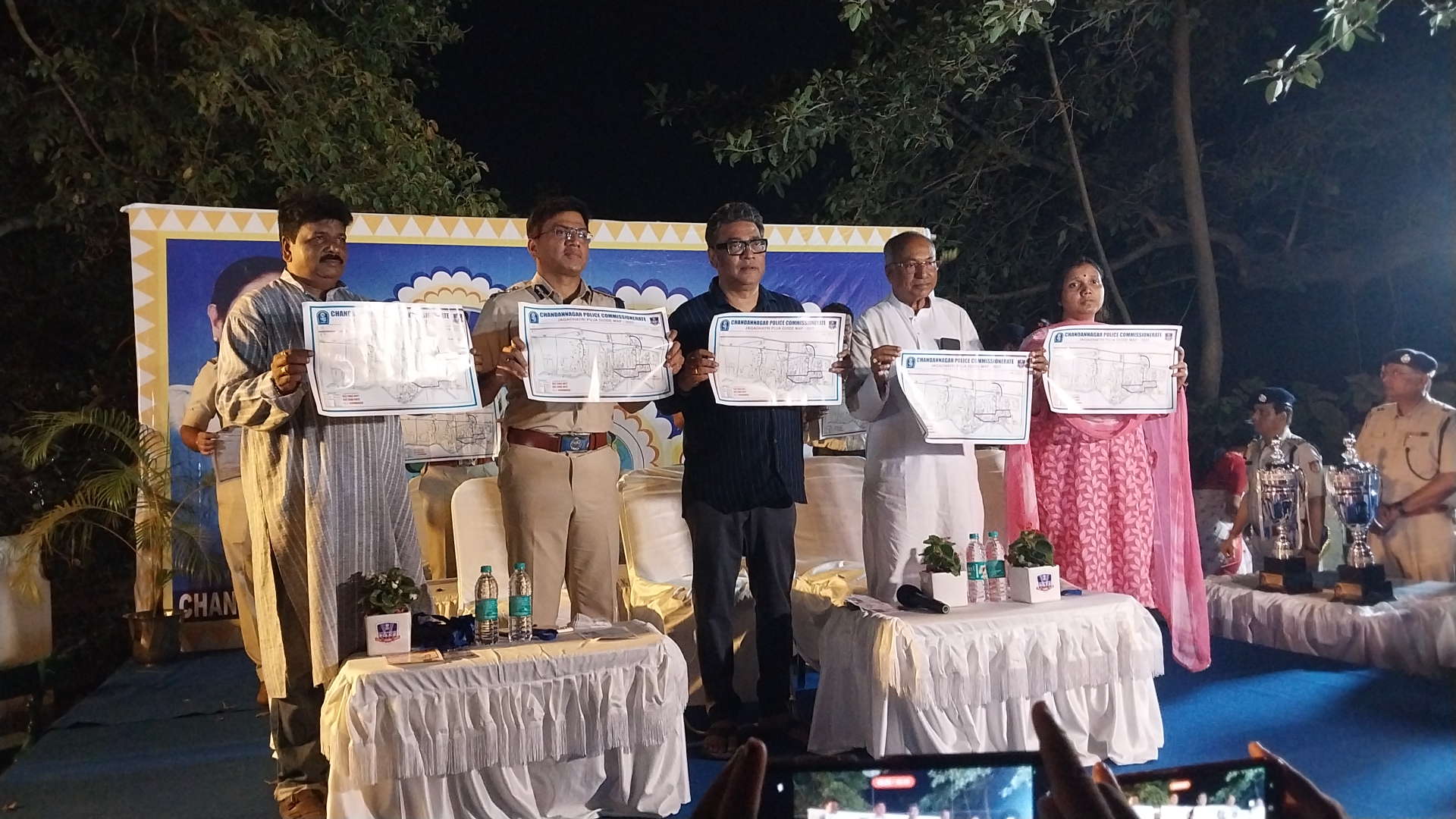 चंदननगर में जगद्धात्री पूजा का गाइड मैप जारी