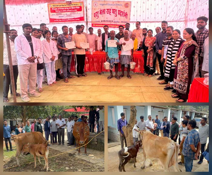 पशुधन विभाग ने गुरु गोविंद सिंह वार्ड में पशु मेला सह-प्रदर्शनी का किया आयोजन पशुधन विभाग ने गुरु गोविंद सिंह वार्ड में पशु मेला सह-प्रदर्शनी का किया आयोजन