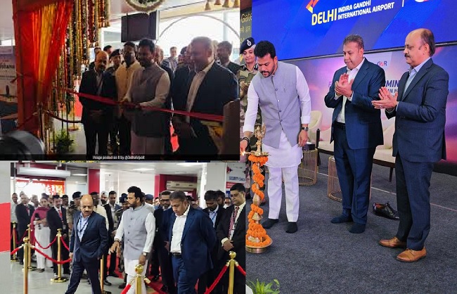 आईजीआईए के पुनर्निर्मित टर्मिनल-2 का उद्घाटन करते के. राममोहन नायडू आईजीआईए के पुनर्निर्मित टर्मिनल-2 का उद्घाटन करते के. राममोहन नायडू