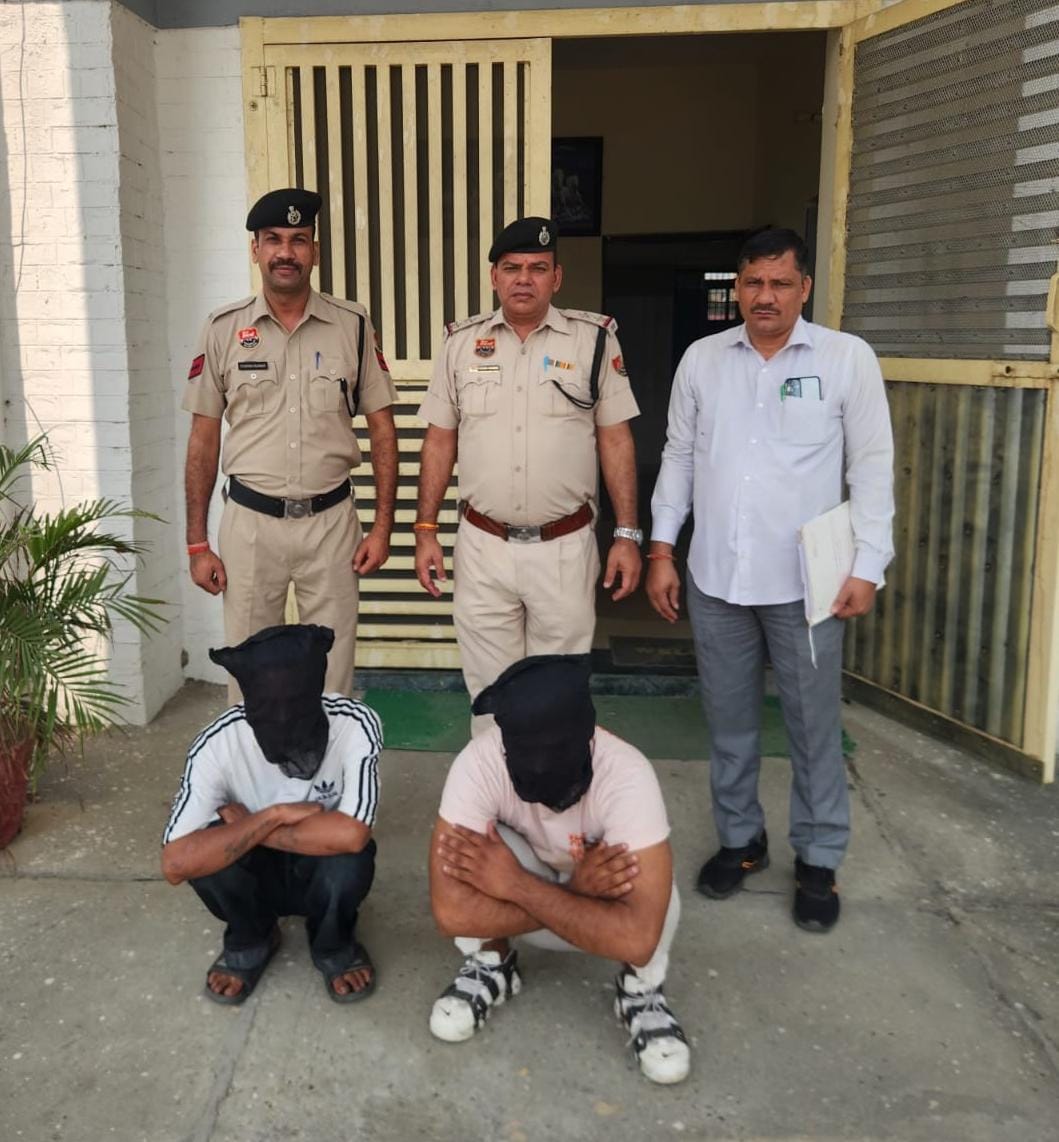 पानीपत पुलिस हिरासत में लूट के आरोपी