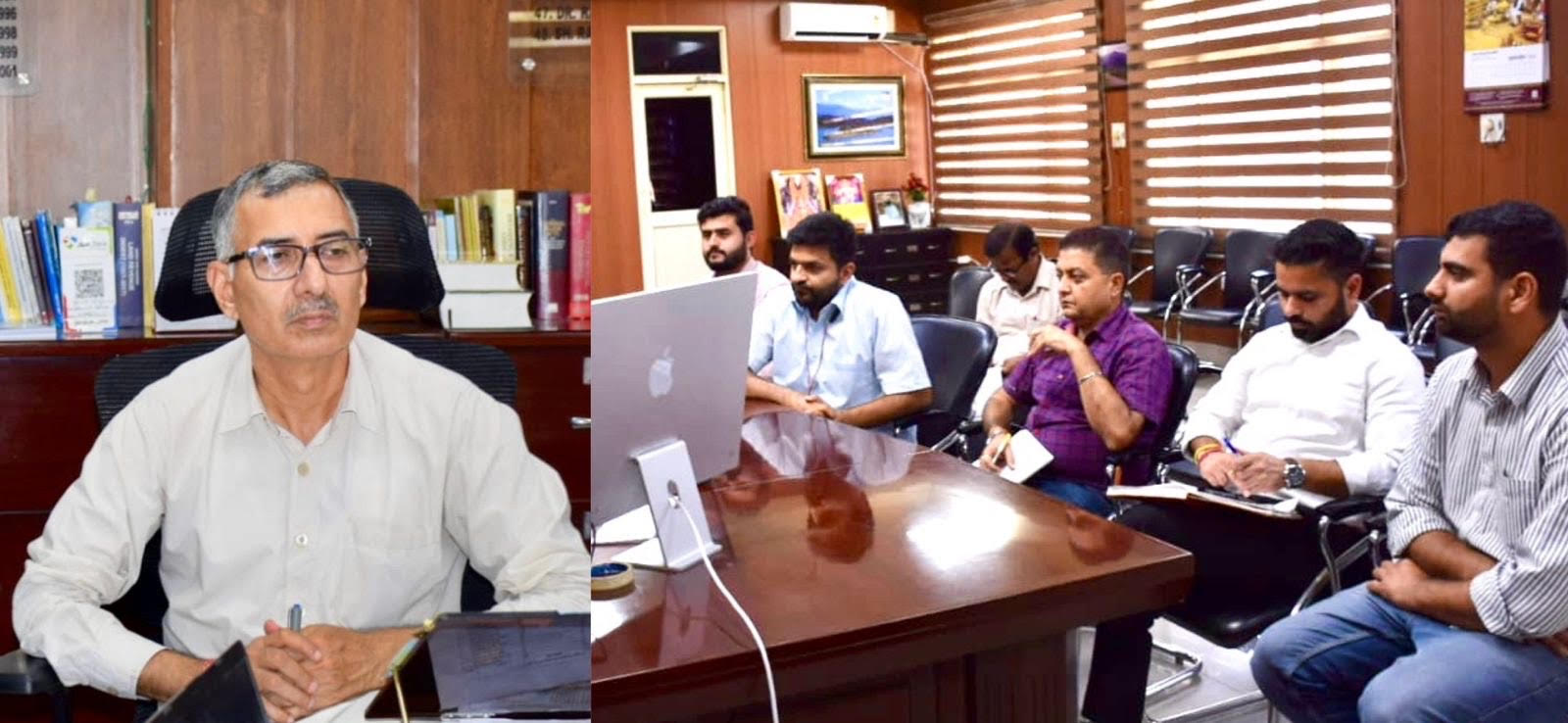 A review meeting was held on the Drug Free Jammu and Kashmir campaign A review meeting was held on the Drug Free Jammu and Kashmir campaign