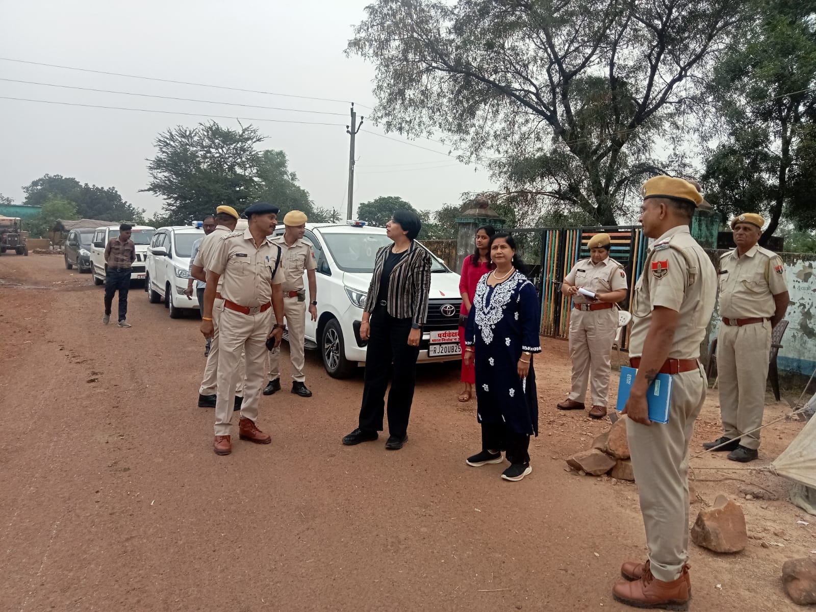 अंता विधानसभा उपचुनाव:सामान्य एवं पुलिस पर्यवेक्षक ने किया अंतर्राज्यीय बॉर्डर नाके का निरीक्षण