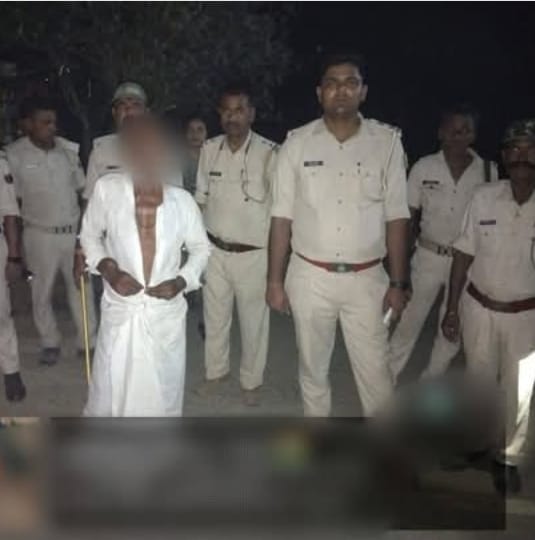 दरभंगा: गिरफ्तार आरोपी।