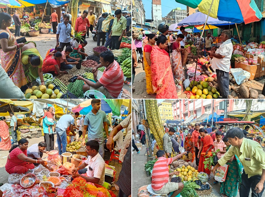 असमः राजधानी गुवाहाटी की प्रमुख व्यावसायिक क्षेत्र फैंसी बाजार में छठ पूजा के लिए खरीददारी करते व्रतधारी। फोटो-हि.स. असमः राजधानी गुवाहाटी की प्रमुख व्यावसायिक क्षेत्र फैंसी बाजार में छठ पूजा के लिए खरीददारी करते व्रतधारी। फोटो-हि.स.