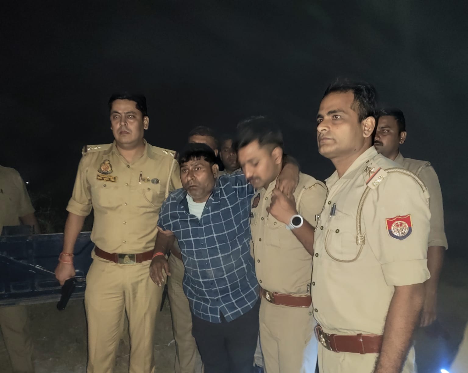 गिरफ़्तार अभियुक्त