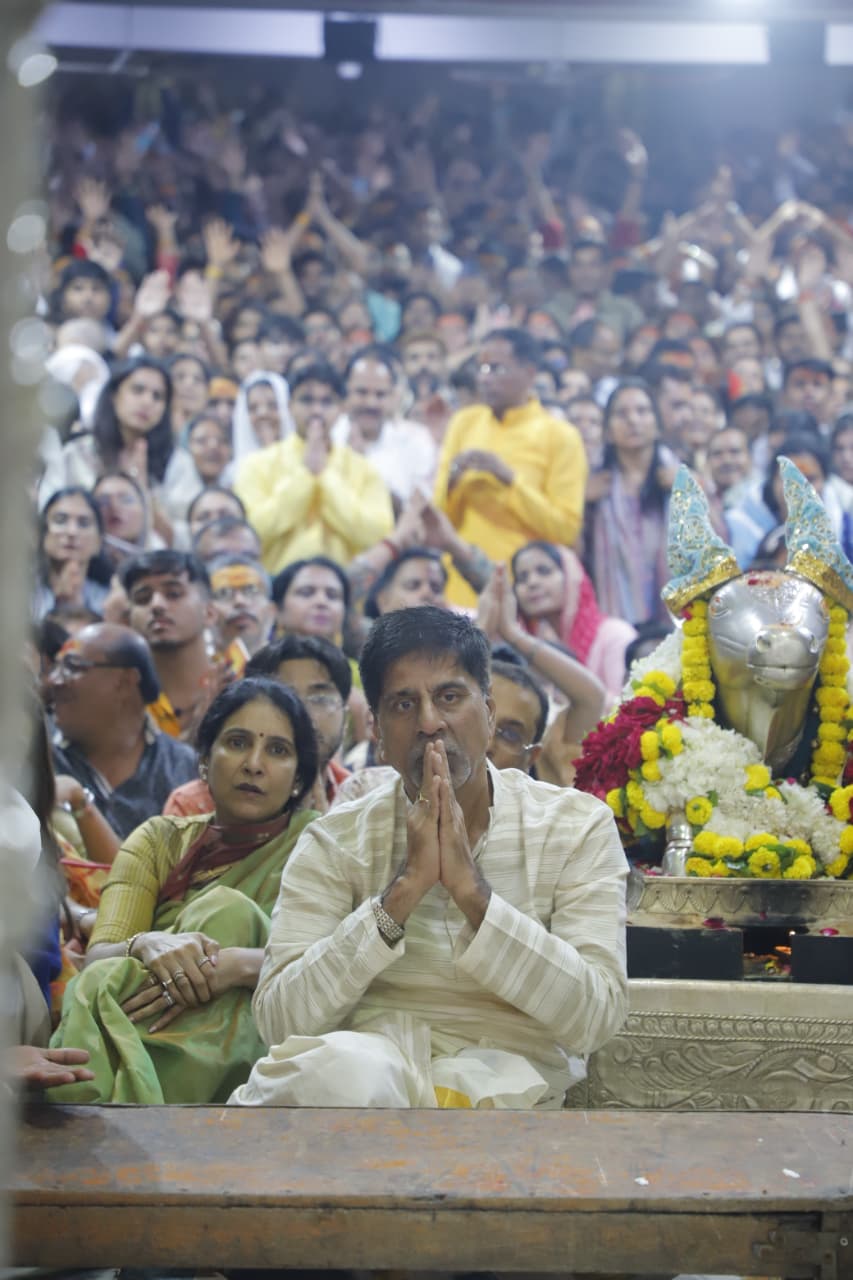 Former cricketer K Srikkanth visited Mahakal Former cricketer K Srikkanth visited Mahakal