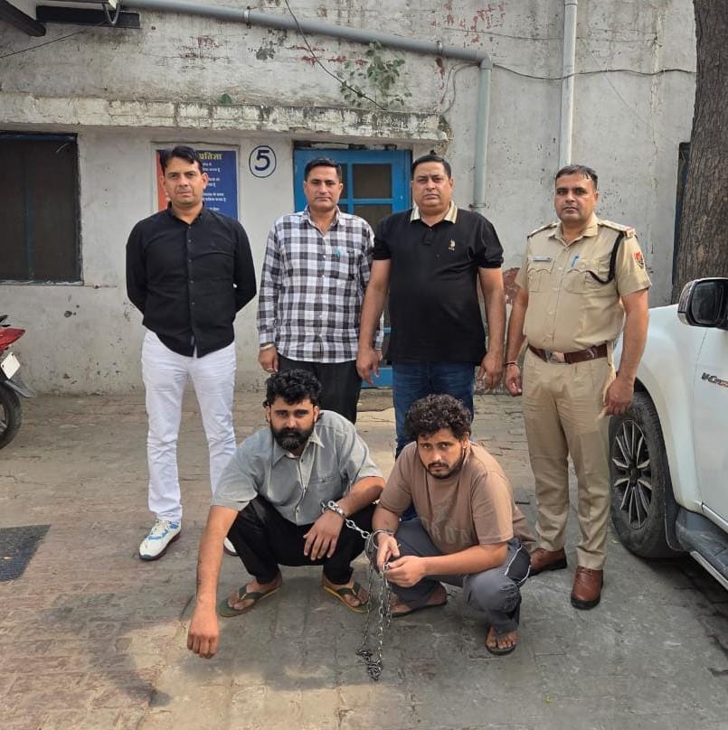 पानीपत पुलिस की हिरासत में हत्यारोपी पर पानीपत पुलिस की हिरासत में हत्यारोपी पर