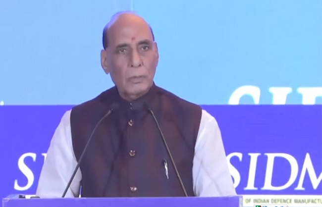 एसआईडीएम के वार्षिक सत्र में रक्षा मंत्री