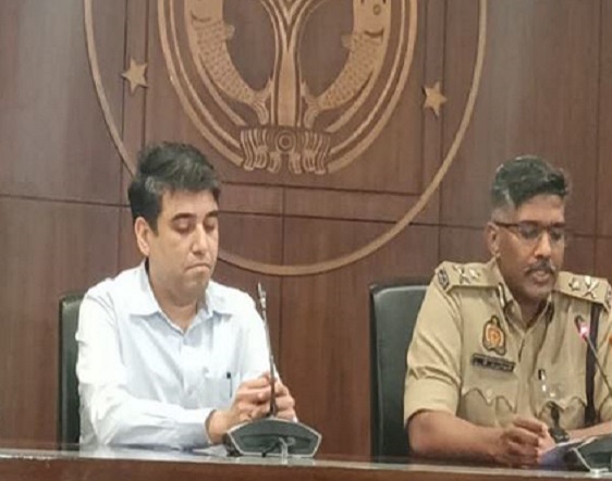पुलिस महानिरीक्षक (कानून एवं व्यवस्था) एलआर कुमार ने जानकारी देते हुए पुलिस महानिरीक्षक (कानून एवं व्यवस्था) एलआर कुमार ने जानकारी देते हुए
