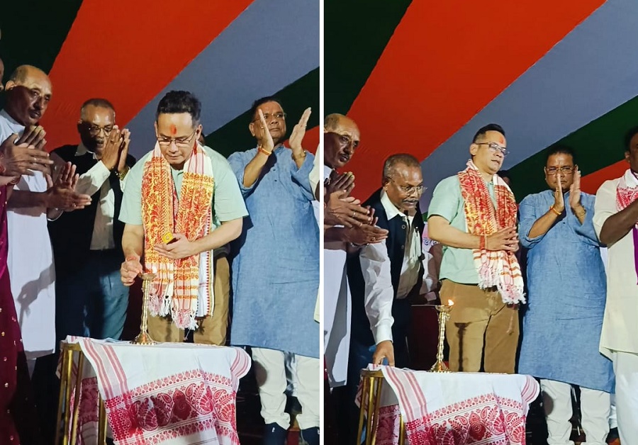 असमः चाय श्रमिकों और आदिवासियों के न्याय की मांग को लेकर अपनी यात्रा शुरू करते असम प्रदेश कांग्रेस अध्यक्ष गौरव गोगोई