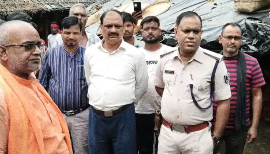 Araria Photo: Officers and police station chief reached the spot Araria Photo: Officers and police station chief reached the spot