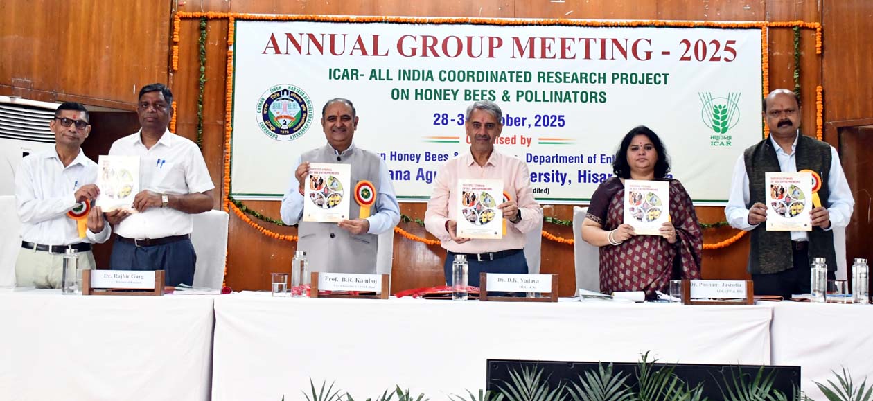 पुस्तक का विमोचन करते हुए मुख्य अतिथि एवं अन्य।