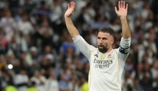 रियल मैड्रिड के कप्तान और डिफेंडर डैनी कार्वाहल रियल मैड्रिड के कप्तान और डिफेंडर डैनी कार्वाहल