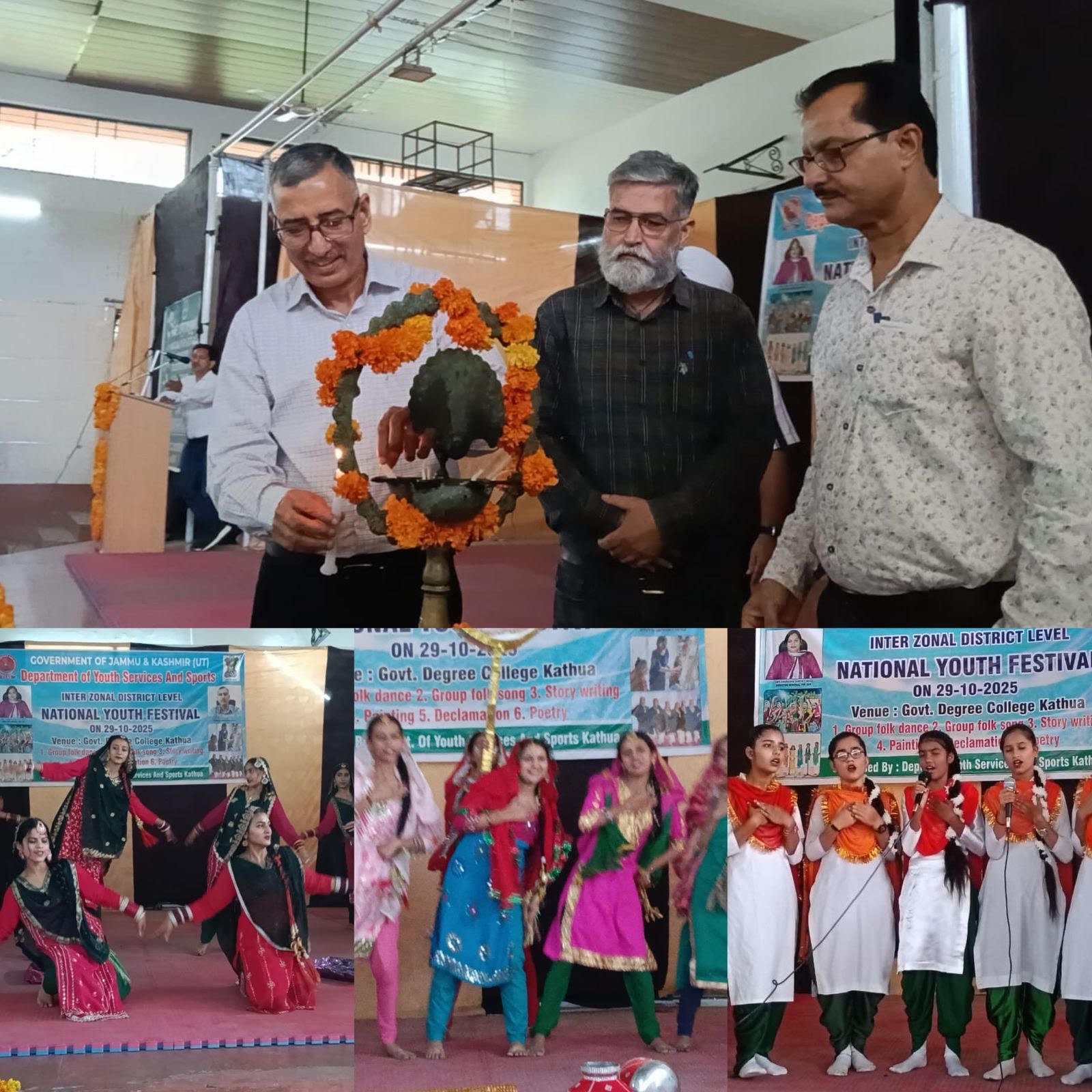 Vikasit Bharat Abhiyan-Inter-regional district level National Youth Festival organized in Kathua