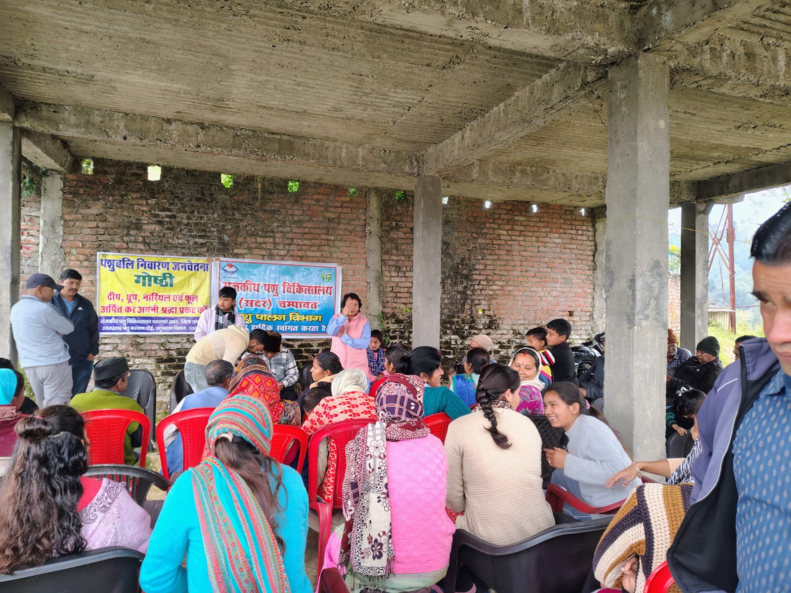 खिरद्वारी गांव में आयोजित  शिविर