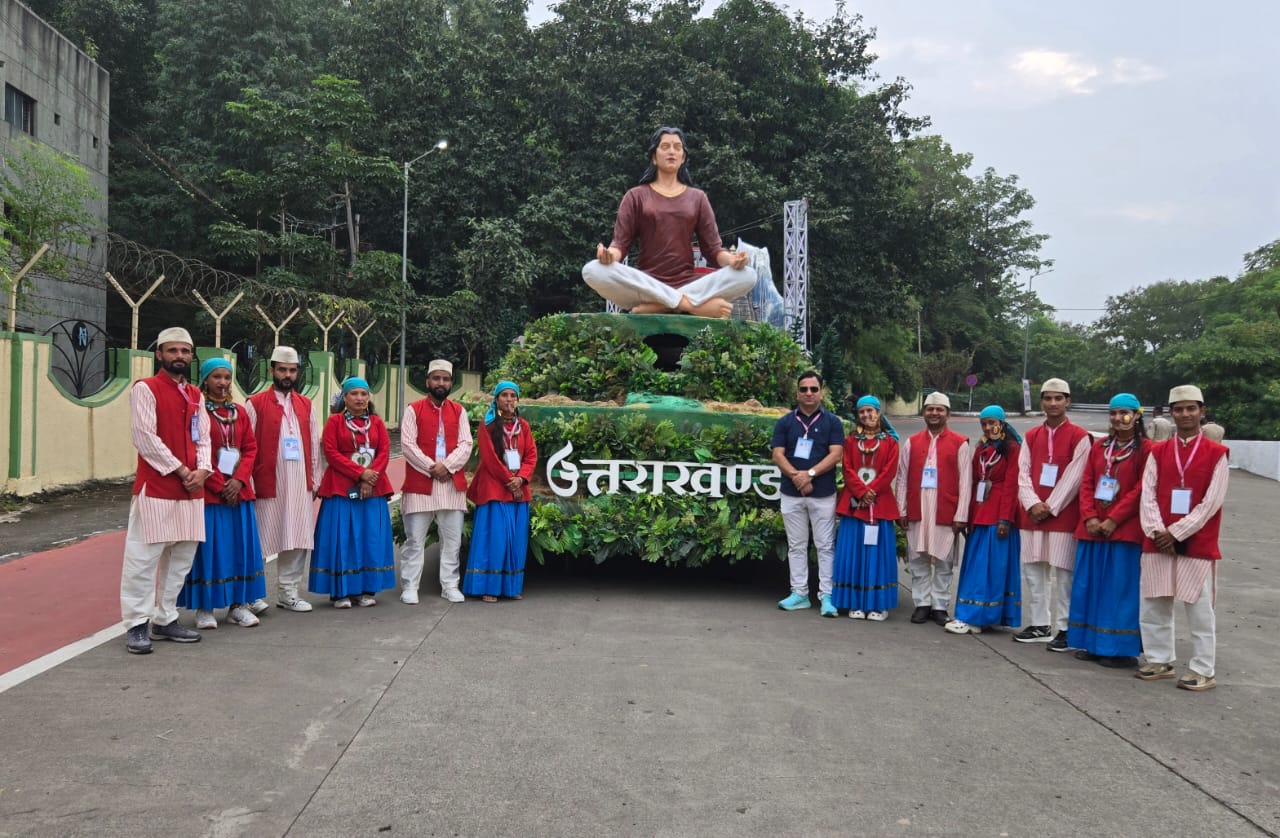 उत्तराखंड राज्य की झांकी।