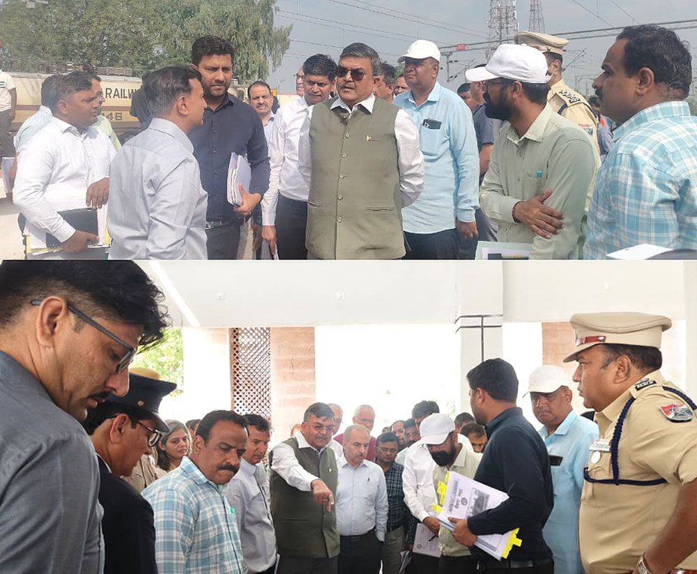 उत्तर-पश्चिम रेलवे महाप्रबंधक अमिताभ ने किया बीकानेर मंडल के रतनगढ़ स्टेशन का निरीक्षण उत्तर-पश्चिम रेलवे महाप्रबंधक अमिताभ ने किया बीकानेर मंडल के रतनगढ़ स्टेशन का निरीक्षण