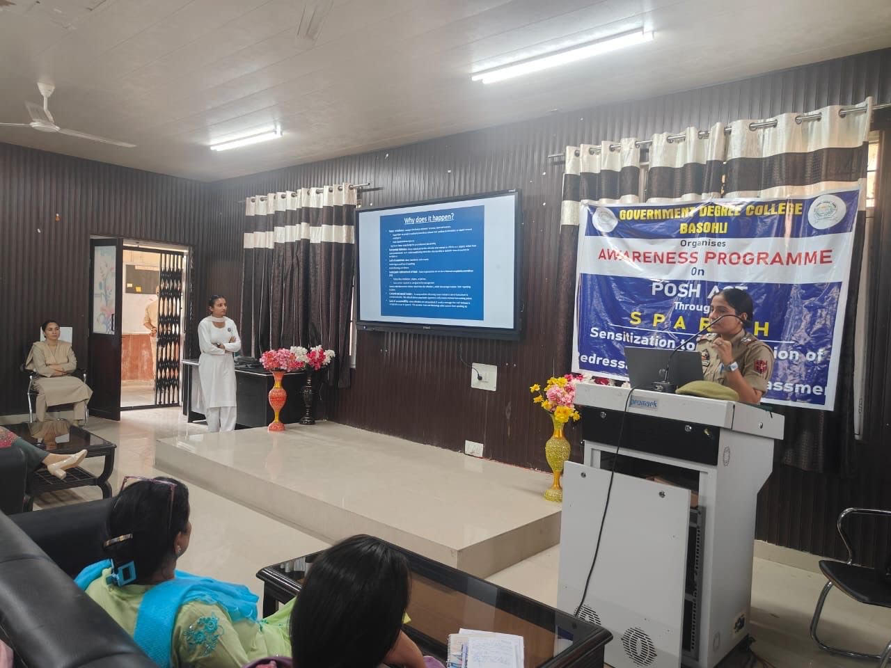 Interactive awareness programme on prevention of sexual harassment at workplace organised Interactive awareness programme on prevention of sexual harassment at workplace organised