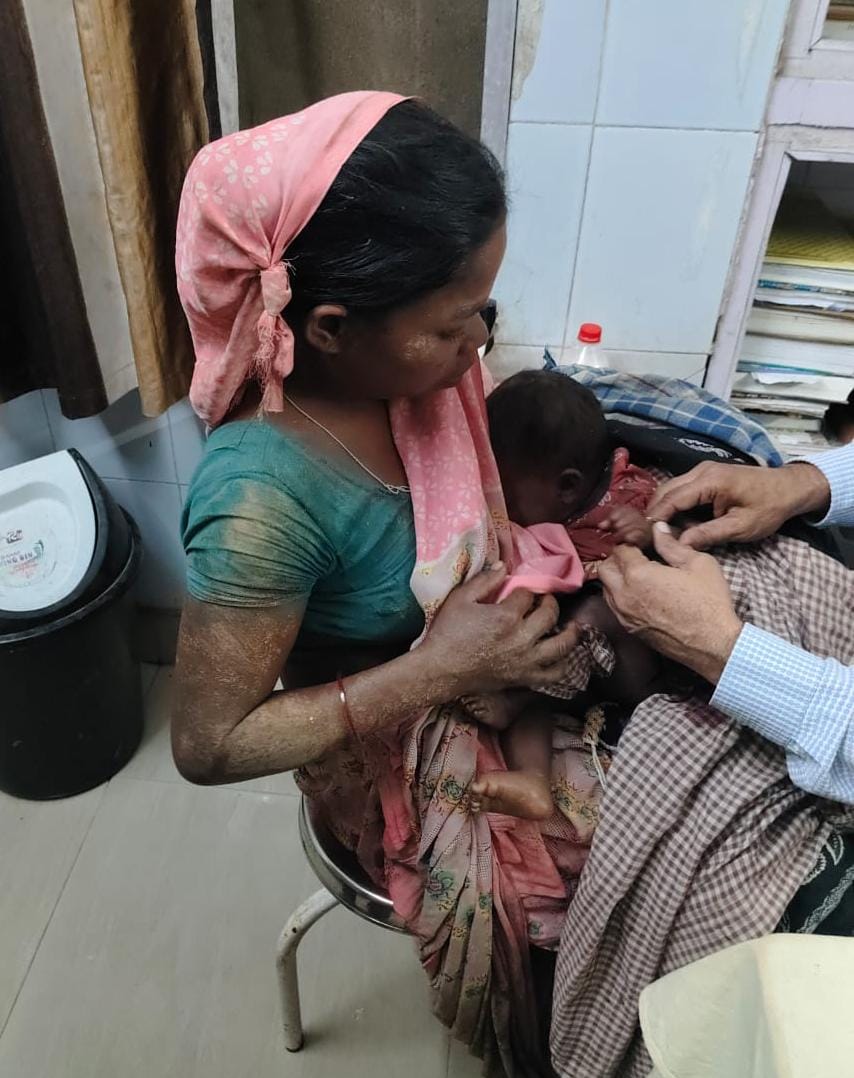 भालू के हमले में घायल मां और बच्ची भालू के हमले में घायल मां और बच्ची