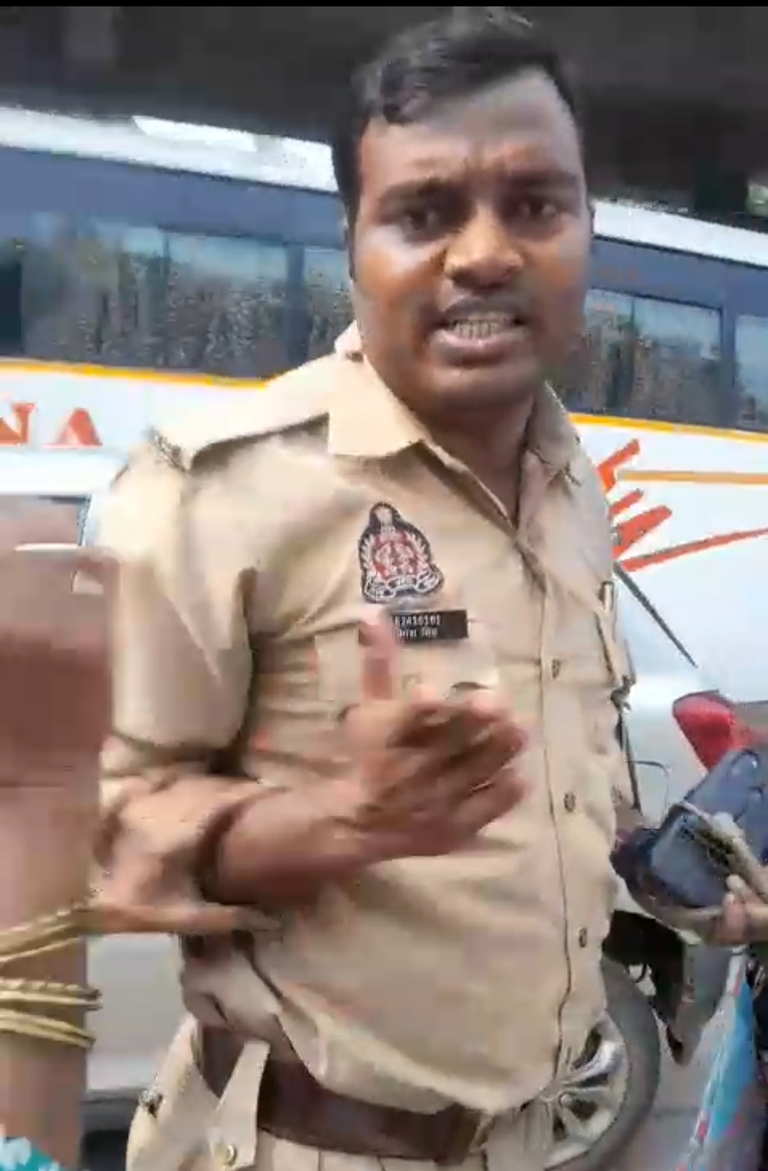 आरोपित कांस्टेबल बृजेश सिंह की फ़ाइल फोटो